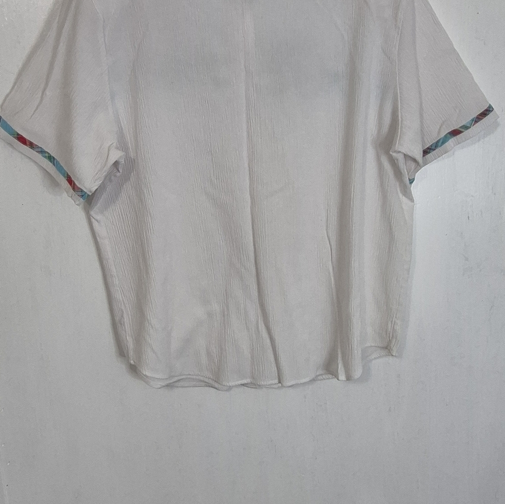 KORET Womens Size Xl Embroidered Blouse - Picture 6 of 7